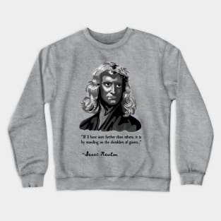 Isaac Newton Portrait Crewneck Sweatshirt